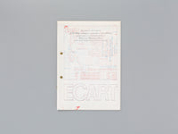 Armleder, John and Lucchini, Patrick : Collage Collectif 1972/1973