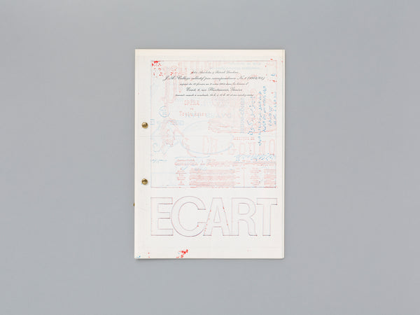 Armleder, John and Lucchini, Patrick : Collage Collectif 1972/1973
