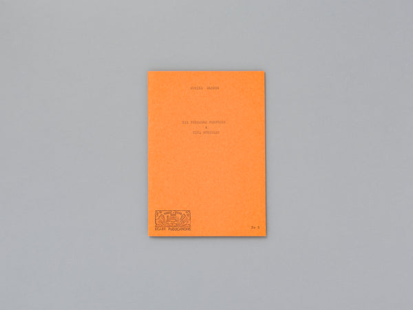 Olesen, Muriel : Dix Fresques Confuses a Cinq Voyelles / Double Sphinx Series No. 5