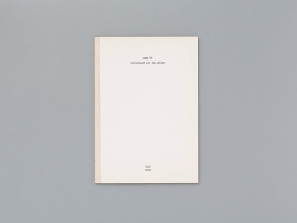 Tót, Endre : Correspondance avec John Armleder