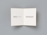 Weiner, Lawrence : Coming and Going / Venant et Partant