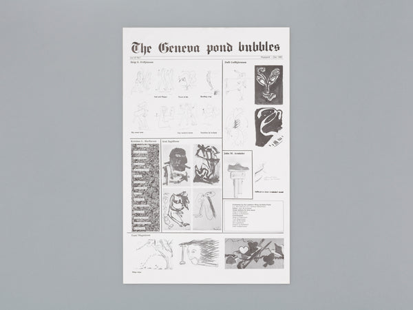 Armleder, John : The Geneva pond bubbles