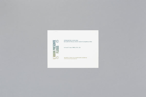 Rencontre avec Ben (L'AMAM présente FLUXUS)