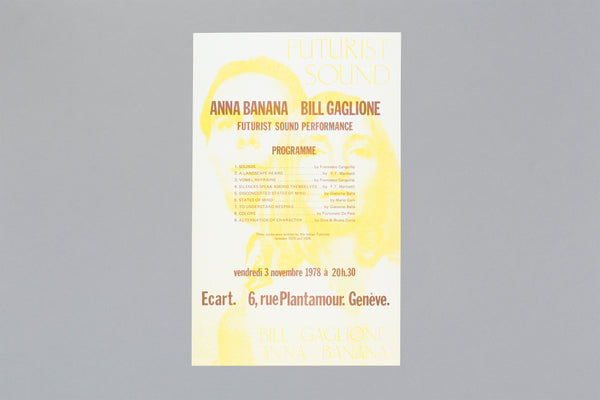 Gaglione, Bill; Banana, Anna : Futurist Sound Performance