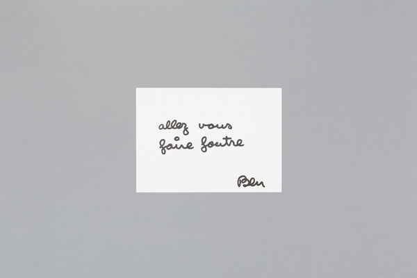 Vautier, Ben : Ecart's Postcards No 18