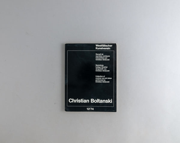 Boltanski, Christian : Collection of Comical one-act Plays Performed