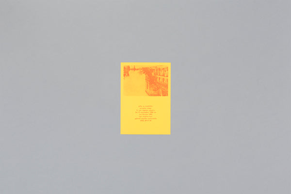 Armleder, John M : carton d'invitation, Galerie Marika Malacorda