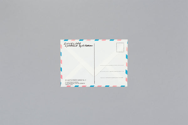 Filliou, Robert : Envelope a postcard by R. Filliou