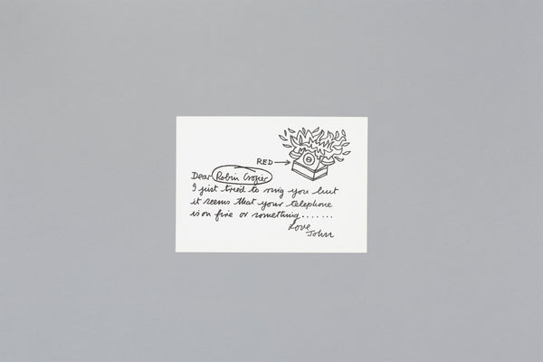 Crozier, Robin ; carton d'invitation