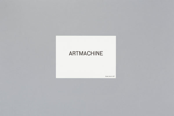 Schill, Ruedi : ARTMACHINE carte postale «The Venetian Tools Project»