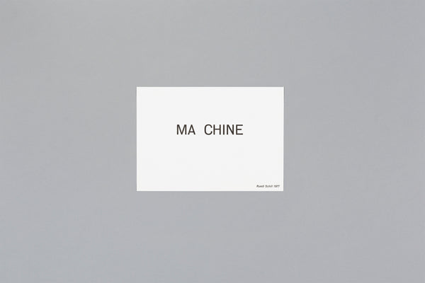 Schill, Ruedi : MA CHINE carte postale «The Venetian Tools Project»