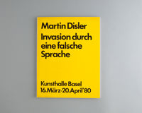 Disler , Martin : Invasion durch eine falsche sprache